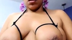 Big nippples and some lactation on cam