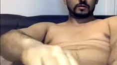 Gorgeous Str8 French Arab Guy cums on cam #28