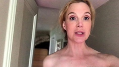 Amazing blonde german webcam milf high heel masturbation