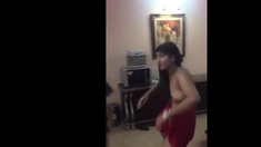 Young Indians dancing naked